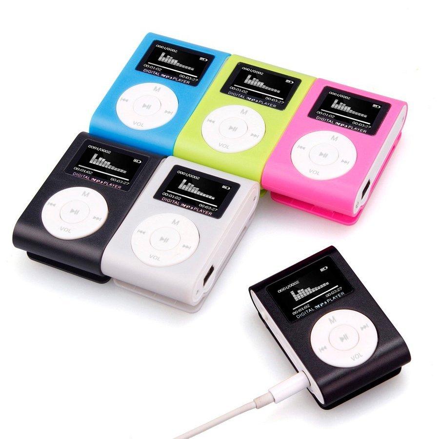 No.3【ピンク】新品 液晶画面付き MP3 音楽 プレイヤー SDカード式 (6