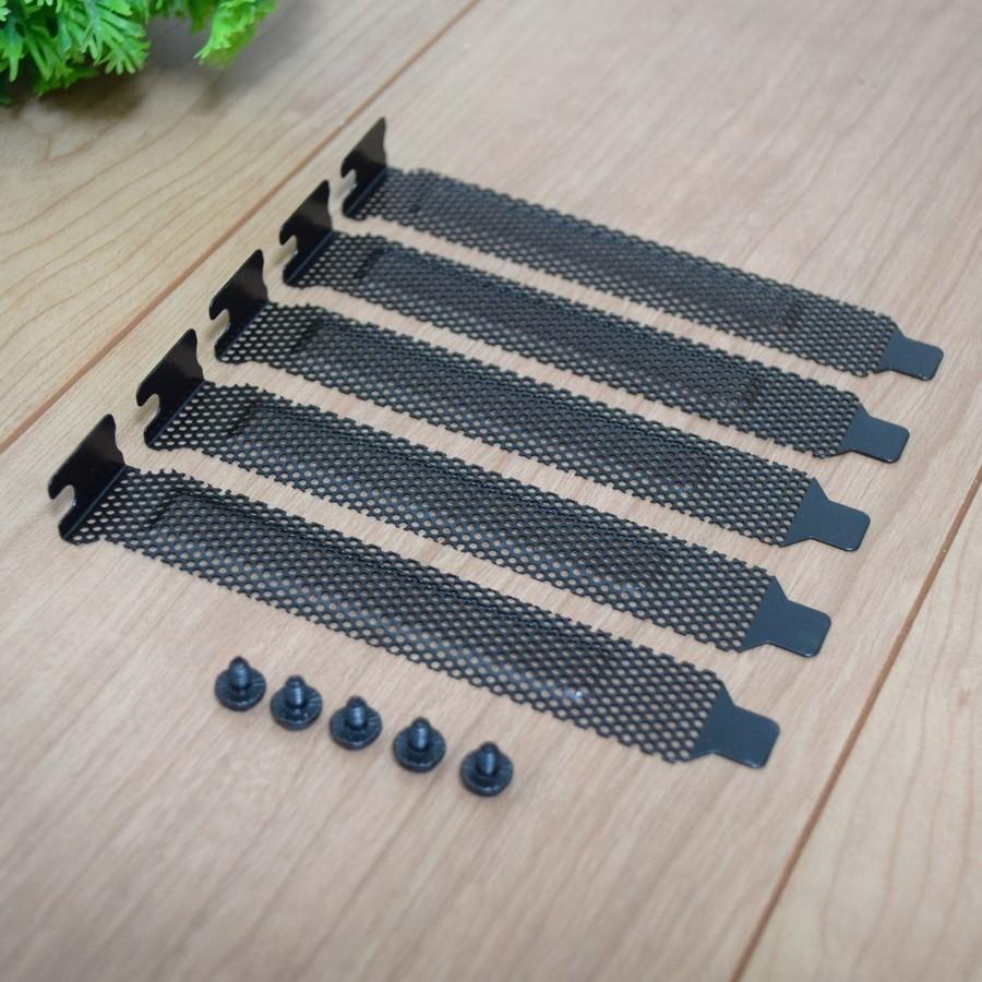 PCI スロット カバー ダストフィルター 5本セット＆ネジ5本付き : え