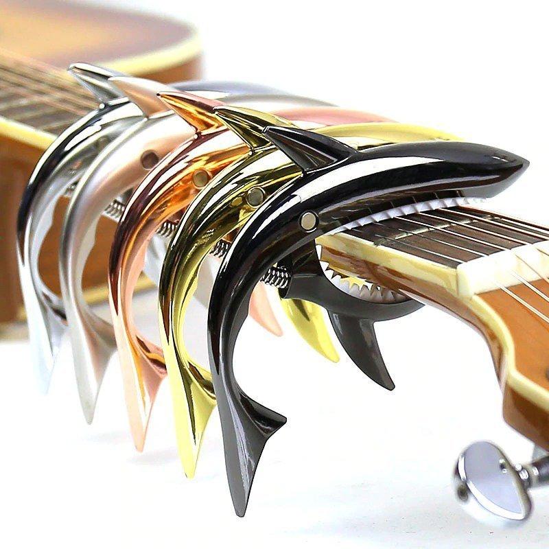 爆買【SHARK CAPO GC-30】No.3 ゴールド シャークカポ 高品質 新品 6弦 