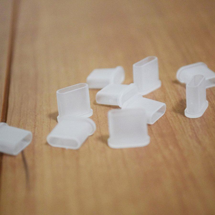 【端子キャップ】【Type-c用】 コネクター カバー 端子カバー 保護 カバーキャップ　カラー クリア 10個セット |  | 11