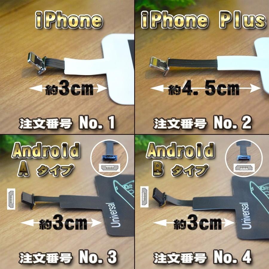 【No.2】 置くだけ充電可能 ワイヤレス充電 レシーバーシート Qi対応 |  | 01