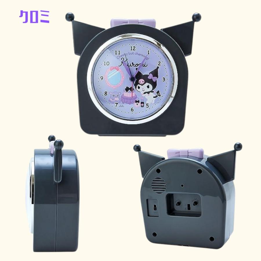 sanrio 目覚まし時計 こども キャラクター 入学祝い 置き時計