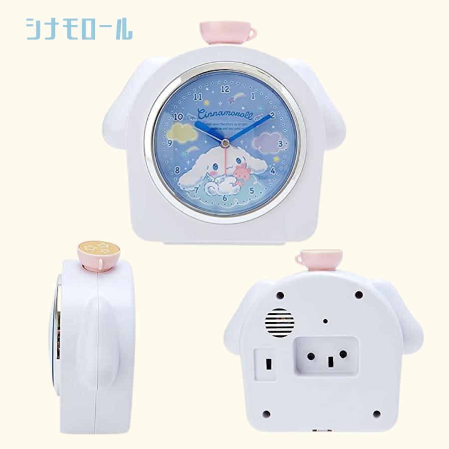 sanrio 目覚まし時計 こども キャラクター 入学祝い 置き時計 音声