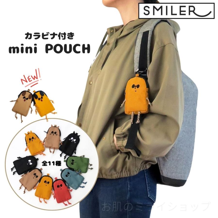 SMILER] Pouch Buddy Bag ミニポーチ 小物入れ バッグチャーム