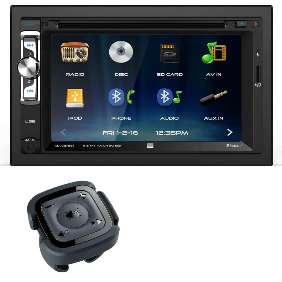 特別価格デュアルXDVD256BT デジタルマルチメディア 6.2インチ LEDバックライト付きLCDタッチスクリーンダブルDINカーステレオ