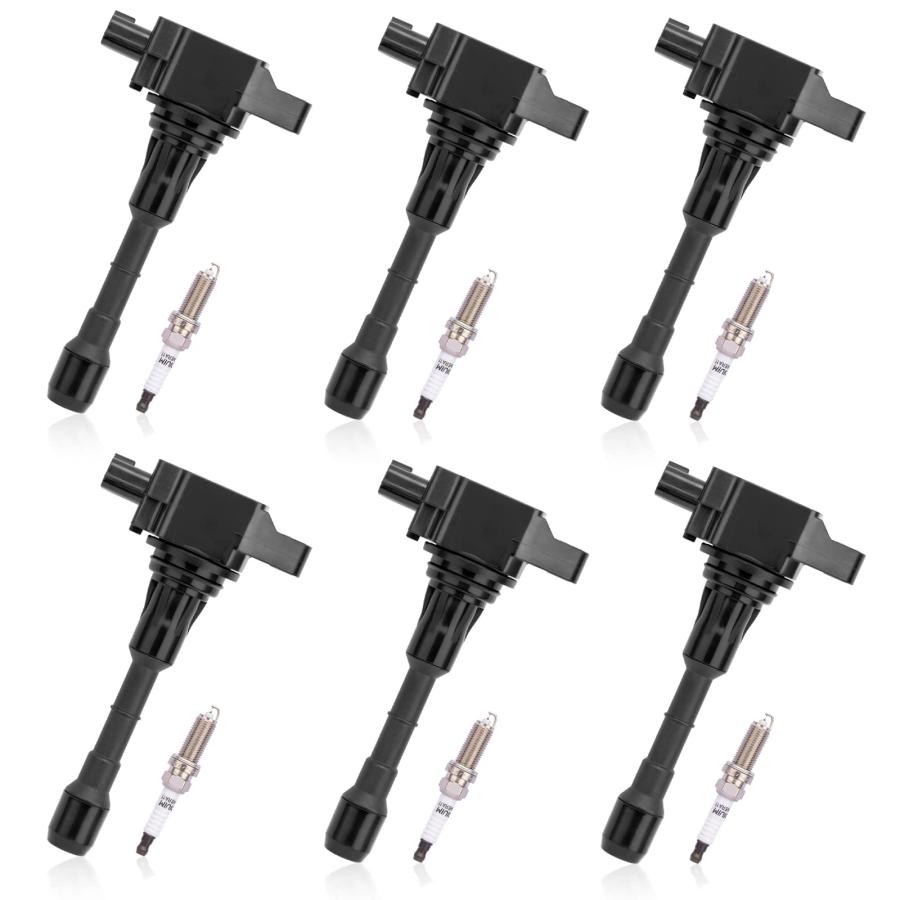 AULINK UF550 C1670 イグニッションコイル スパークプラグ 6個セット Infiniti EX35 FX35 G25 G35