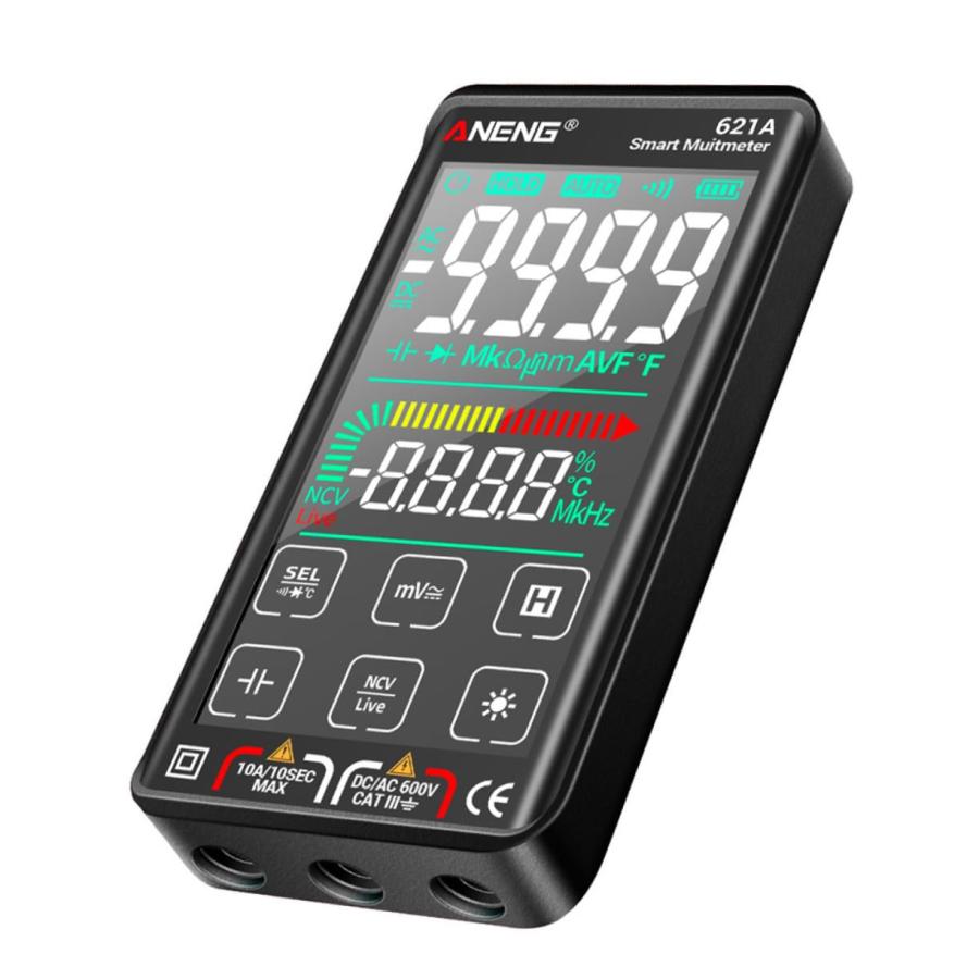 Housoutil Touch Screen Multimeter Touch Screen Digital Multimeter LCD