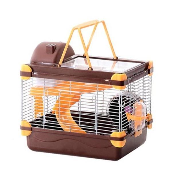 おしゃれ ハムスター用ケージ 小動物 かご ハウス ポータブル ペット チンチラ ラット マウス ハリネズミ コーヒー Rk Mircostore 通販 Yahoo ショッピング