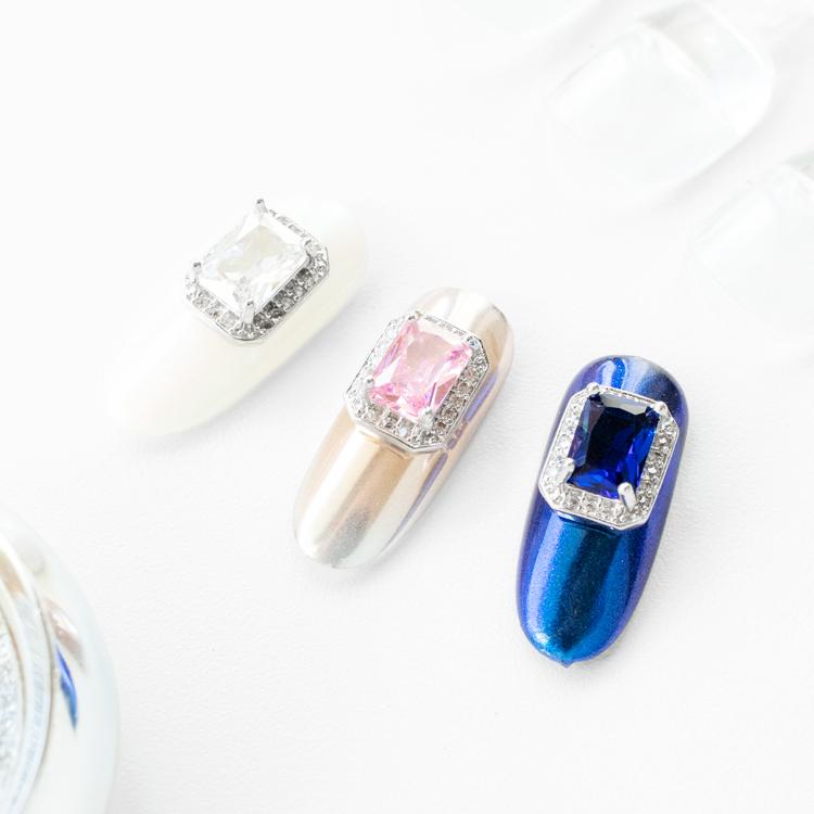 専用ページです☺️  ●オクタゴン ストーン　ネイルパーツ　デコ 長方形ストーン オクタゴンガラスストーン（SS,S,M,L） | Nail Shop