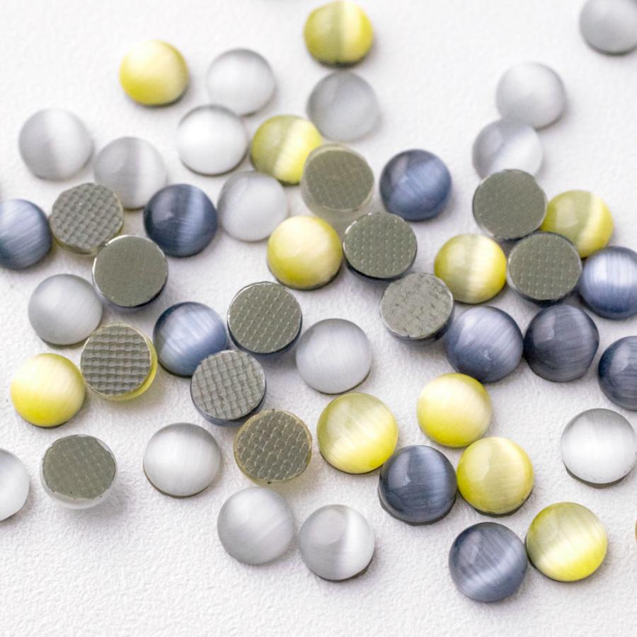 ホットフィックス キャッツアイ 全3色 (100個入) 熱接着 ハンドメイド