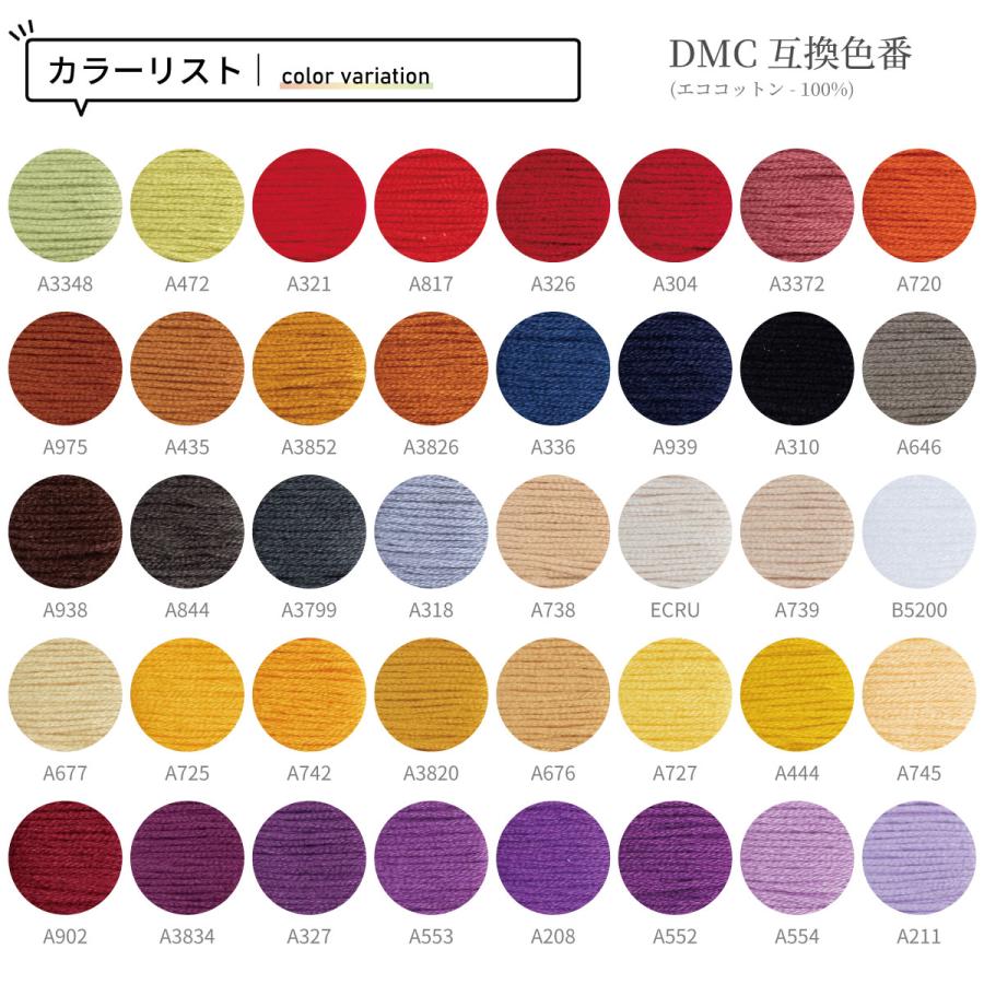全80色】80色刺繍糸セット（4m×80色）25番糸 収納ケース付き DMC互換色