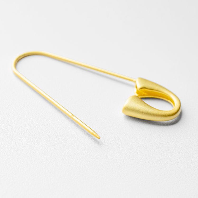 2size】ストールピン 消し金 ツヤあり (1個入) ピンブローチ ストール