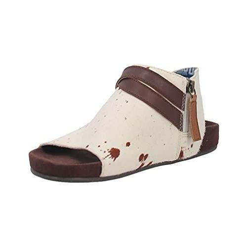 Dingo ファッションシューズ レディース Savannas レザーバックル ラウンドトゥ Di233 ブラウン 24 15秋冬新作