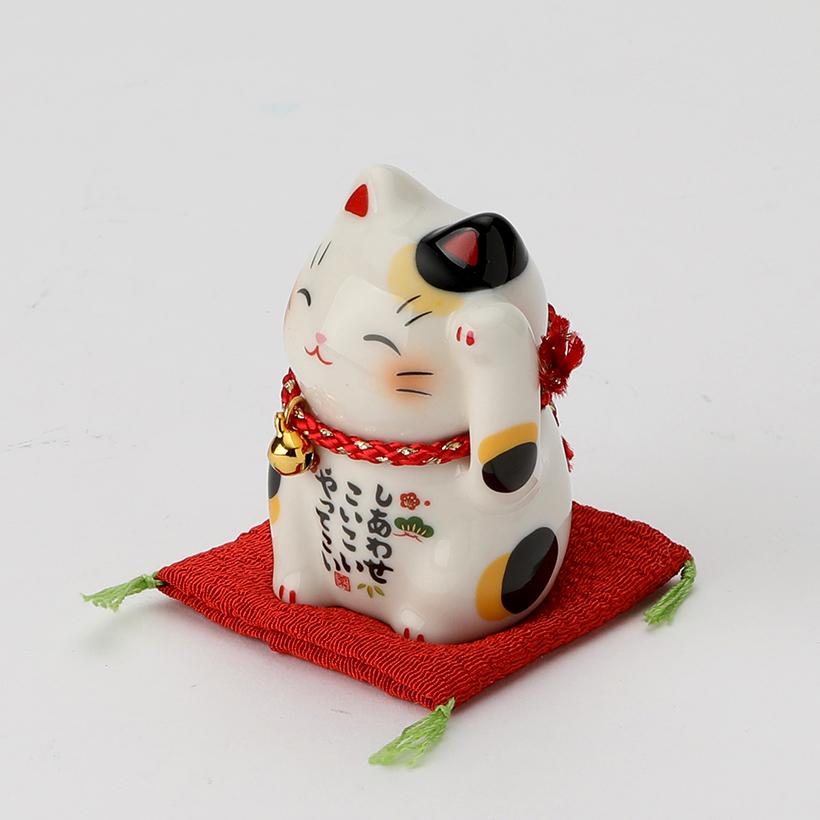 招き猫 猫 ネコ 大麦 ゴールド 金 置物 オブジェ スピリチュアル 瞑想