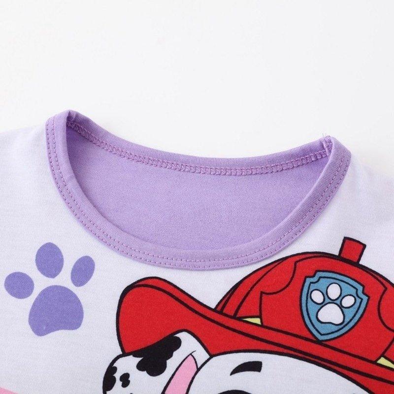 Tシャツ パジャマ 半袖 &半パン 上下セット ジュニア 子供服 ルームウエア パウ パトロール PAW PATROL パウパトロール 女の子 ガールズ 春夏 薄手綿 可愛い｜mireiku｜11