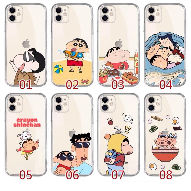 スマホケース クレヨンしんちゃん iPhoneケース クリア iPhone15