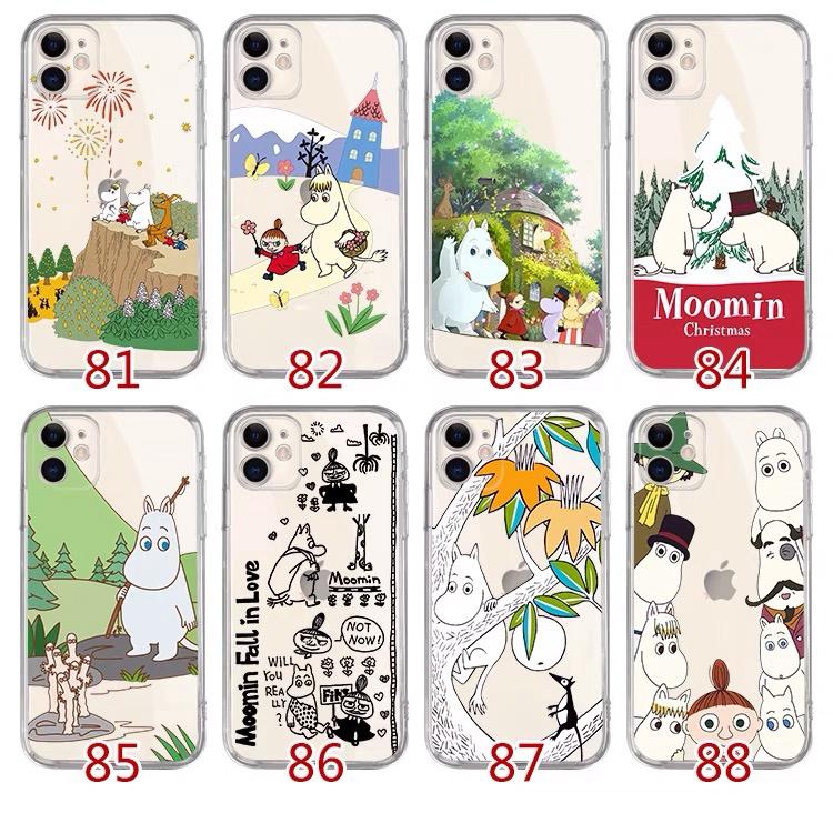 スマホケース ムーミン moomin iPhoneケース iPhone15 iPhone13/12 mini  携帯ケース 携帯保護カバー 透明 クリア 耐衝撃 お洒落 可愛い 全機種対応｜mireiku｜12