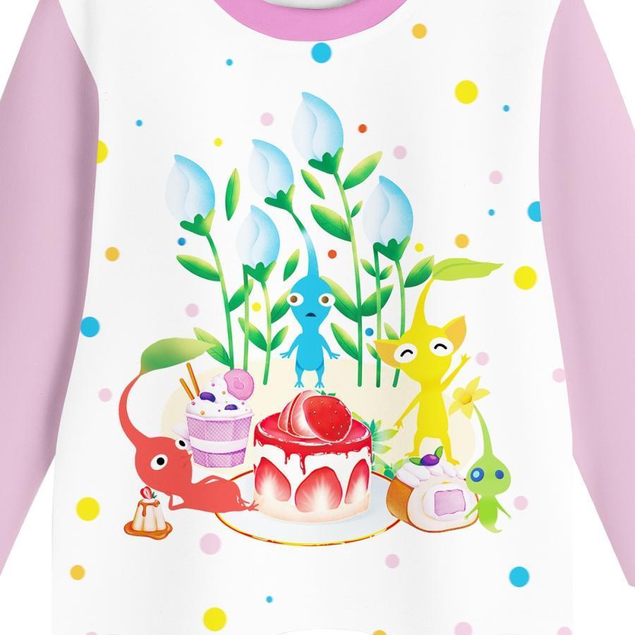 ピクミン パジャマ 上下セット 子供 かわいい キャラクター Tシャツ 長袖 長パンツ ルームウェア キッズ 部屋着 春秋冬 100cm-140cm 綿 可愛い｜mireiku｜16