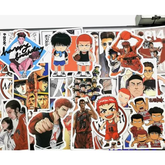 スラムダンク ステッカー 20枚 シール バスケ 桜木花道 流川楓 漫画 