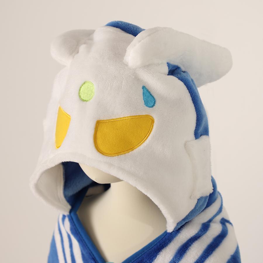 BANDAI（バンダイ） 可愛いあったかポンチョ （ゼロ（フリース青 986