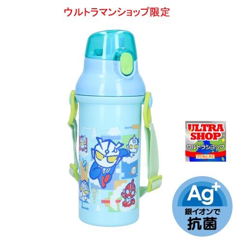 日本製）M78ウルトラマン 雲柄（プラ直飲みワンタッチボトル morimori