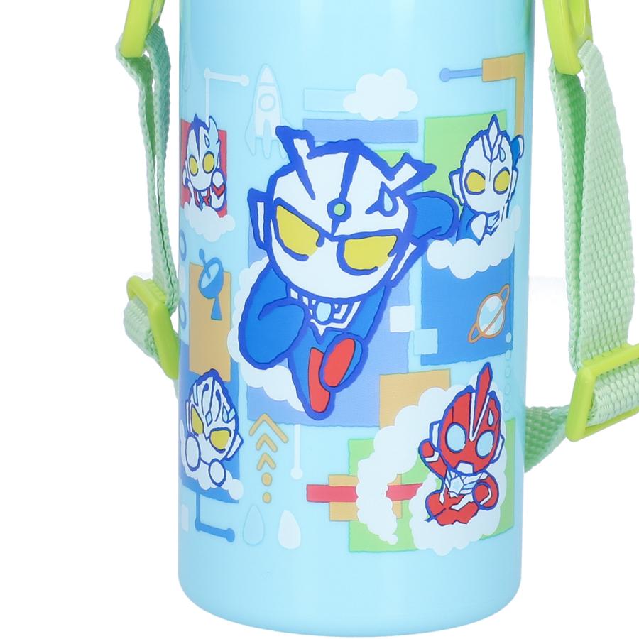 日本製）M78ウルトラマン 雲柄（プラ直飲みワンタッチボトル morimori