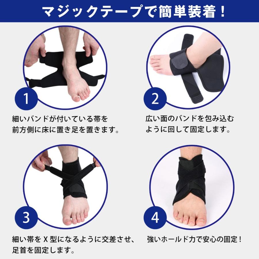 足首サポーター 足底 足裏 土踏まず 捻挫 固定-2枚入り(ブルー XL) Amazon | 【理学療法士・整体師監修】［pleasantjapan］足首