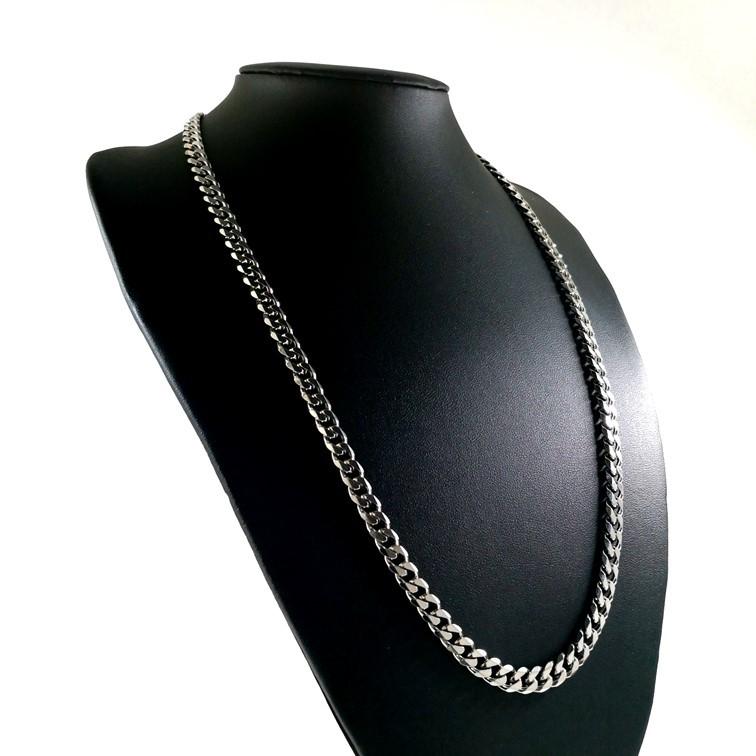 黒い金属製ネックレスセット MiRii MeRii（ミリーメリー） 喜平 ネックレス チェーン メンズ 金属