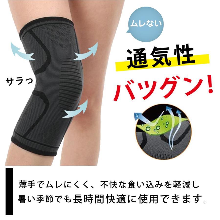 Lino Ulu（リノウル） 膝 サポーター ひざ 固定 2枚セット 運動