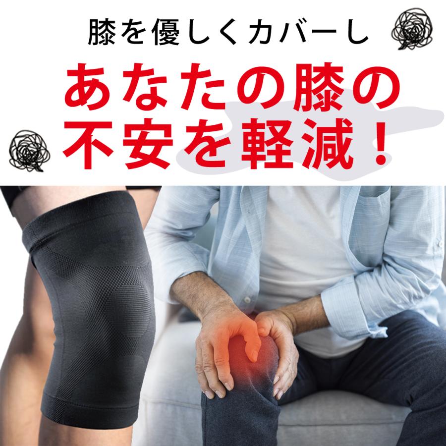 Lino Ulu（リノウル） 膝 サポーター ひざ 固定 2枚セット 運動