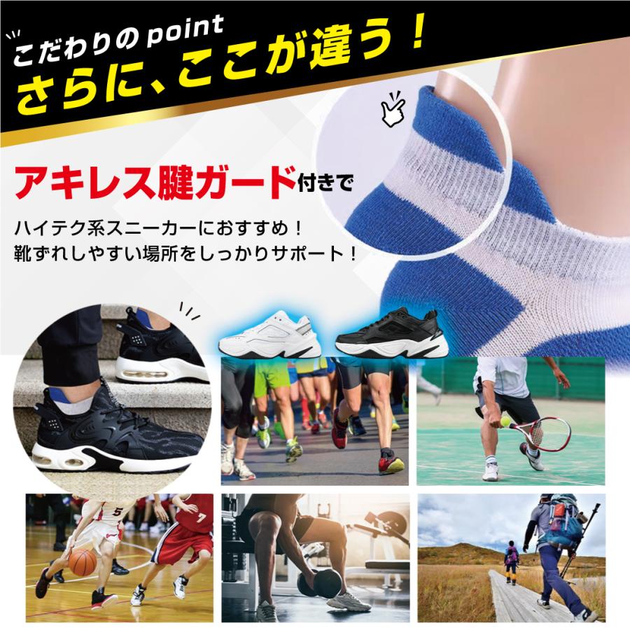 [5足セット]5本指 メンズ 靴下 スポーツソックス ショート リノウル | Lino Ulu | 17