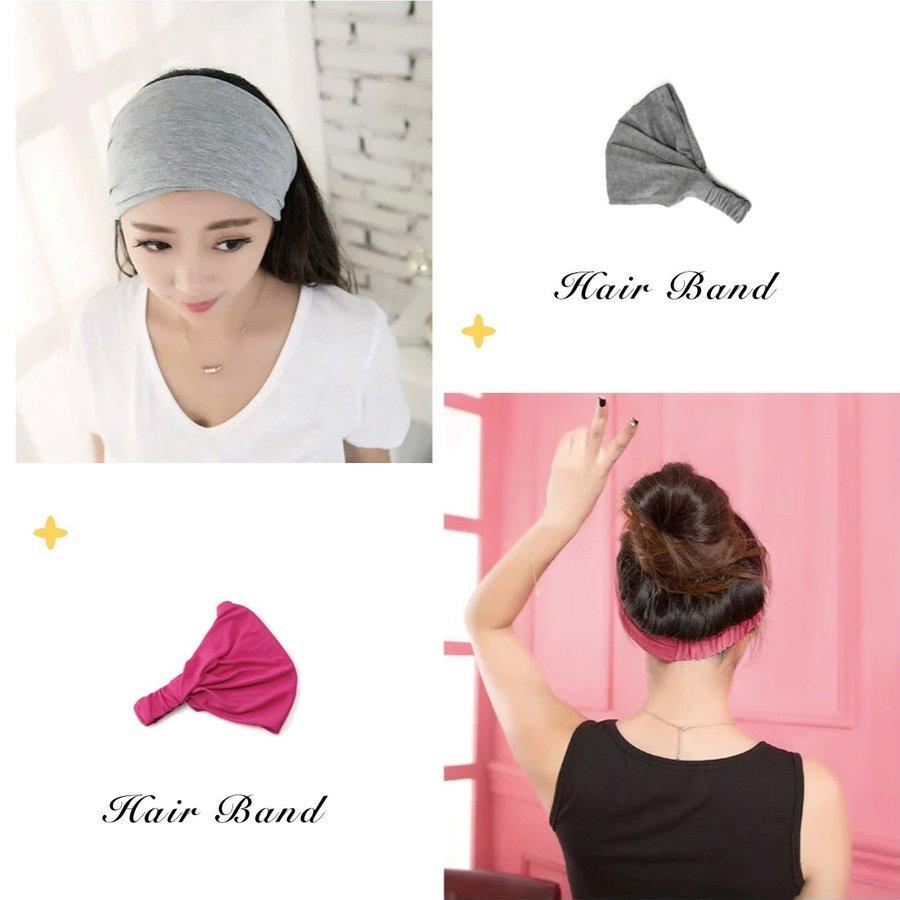 ヘアバンド ヘアターバン ワイド ヘアアクセサリー 髪留め アレンジ 人気激安 洗顔