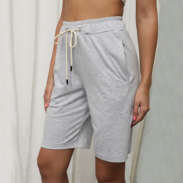黒 ハーフパンツ ウエストゴム ポケット付き セール 即納 ショートパンツ ハーフパンツ 短パン レディース 柔らかい