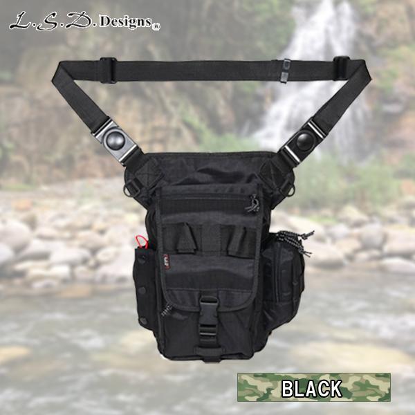 L S D レッグバッグ ショルダーバッグ 2way アウトドア フィッシング 釣り 機動性 アタッチメントモール プライヤーホルダー ドリンクホルダー カラビナ Lsd 01 Mirise Mirai 通販 Yahoo ショッピング