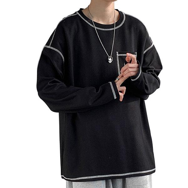 長袖ビックＴシャツ ビッグシルエット tシャツ メンズ オーバーサイズ ビッグtシャツ