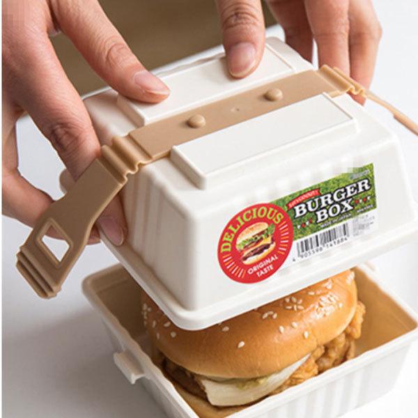 ハンバーガーボックス サンドイッチケース ランチボックス お弁当箱 1段 おしゃれ ピクニック キャンプ T 02 Mirise Mirai 通販 Yahoo ショッピング