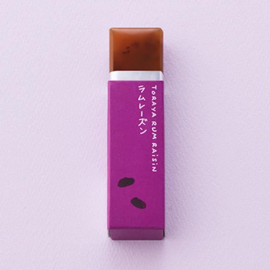 【メーカーギフト包装】とらや バレンタイン 小形羊羹 7本入 ラムレーズン【ショップバック付き】 |  | 01