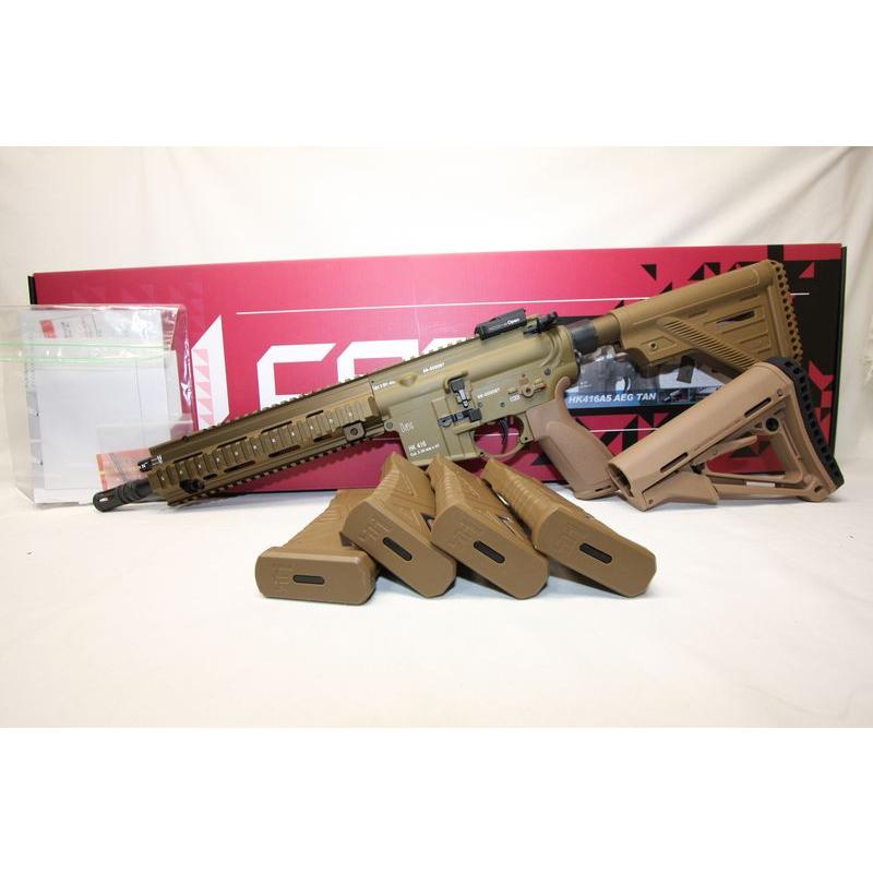 ☆スペアマグ多数【中古・特価品】C.A.T製 HK416A5 TANの画像