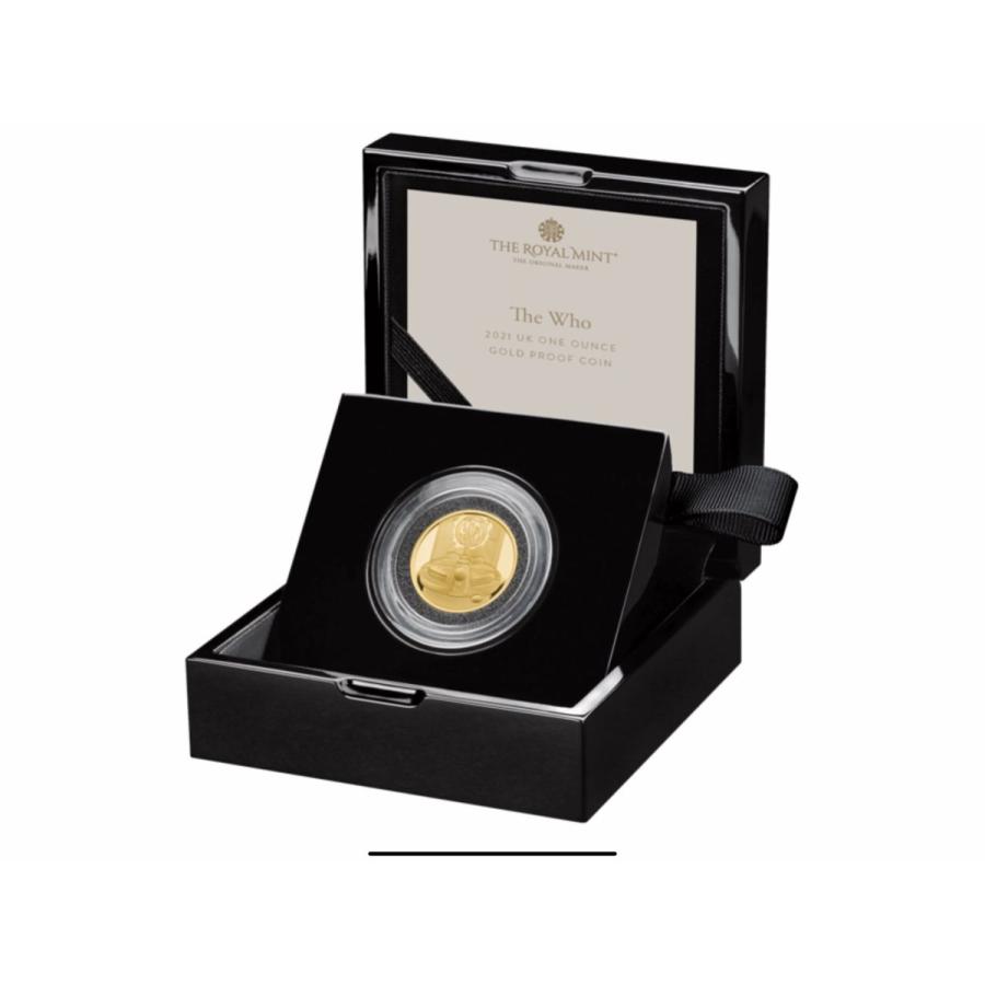 The Who(ザ・フー)1オンス金貨　イギリスロイヤルミント2021伝説のミュージシャン　プルーフ金貨