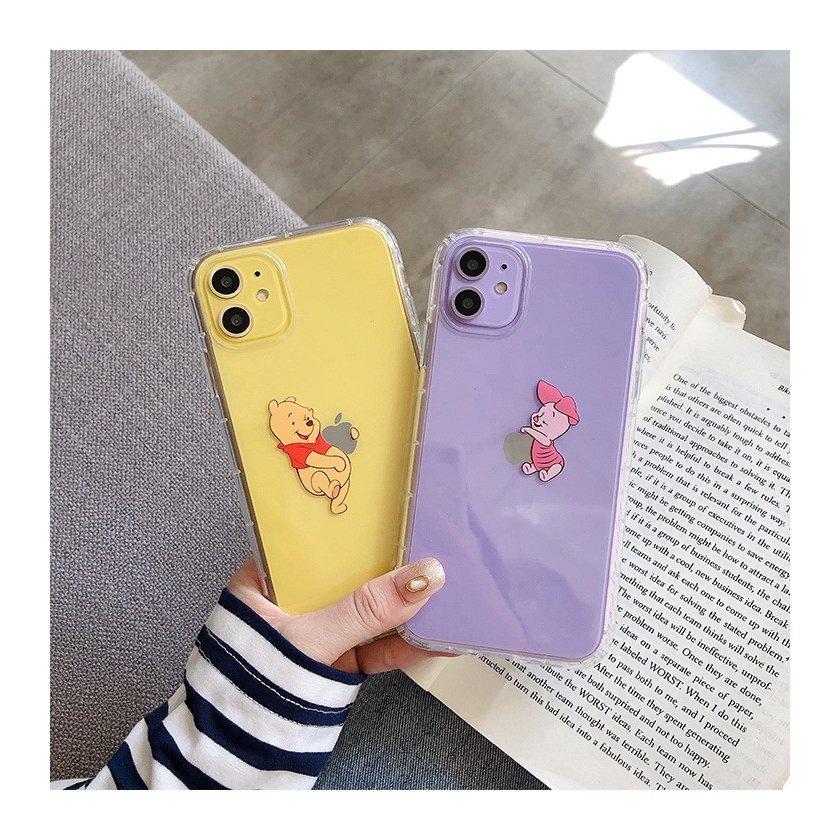 プーさん Iphoneケース ピグレット アイフォンケース 韓国 Iphone11ケース 携帯ケース スマホケース クリアケース 可愛い 人気 個性的 韓国ケース Pc05f 弥勒庵 通販 Yahoo ショッピング