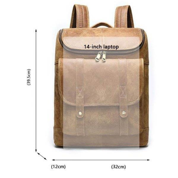 スクエアリュック メンズ レザー リュック メンズファッション リュックサック デイパック レディース 大容量 ビジネスリュック Pc収納 通勤用 多機能 旅行 通勤 通学バッグ 男女兼用 Pf4fe 大容量 弥勒庵 バッグ