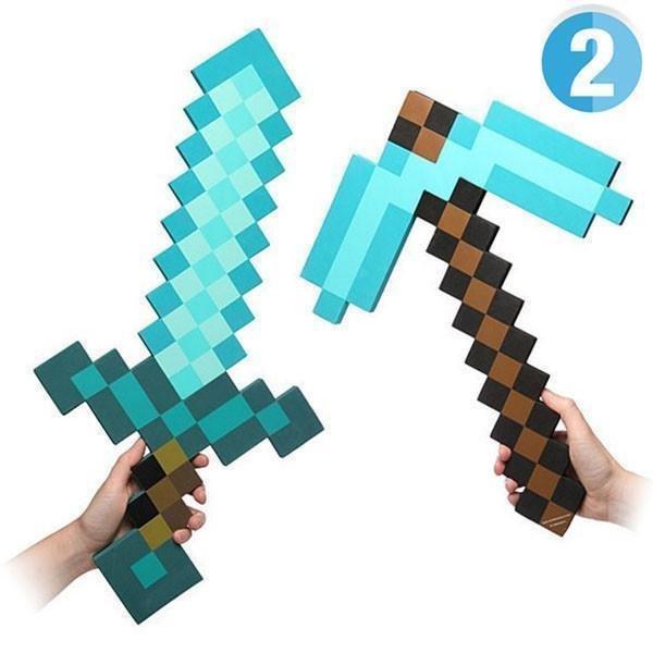 Minecraft Minecraft マインクラフト マイクラ グッズ ゲーム キャラクター 剣 おもちゃ フィギュア 変形武器 変形ソード ダイヤの 剣 Happy Birthday 知恵 創造 Pf786 弥勒庵 通販 Yahoo ショッピング