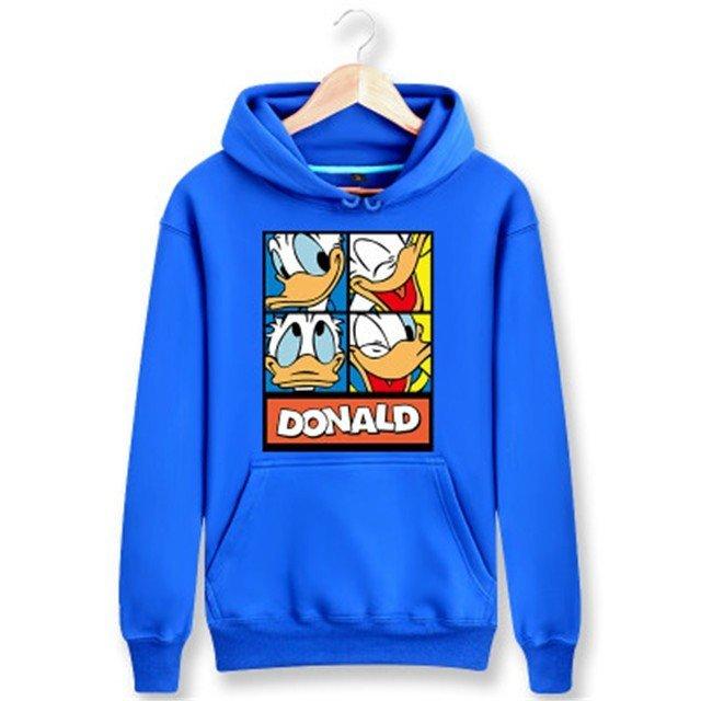 ディズニー ドナルド メンズレディース お揃いカップルペアルックウェア プルオーバー プリントパーカー トレーナー 長袖 フード付き男女兼用 Pa 弥勒庵 通販 Yahoo ショッピング