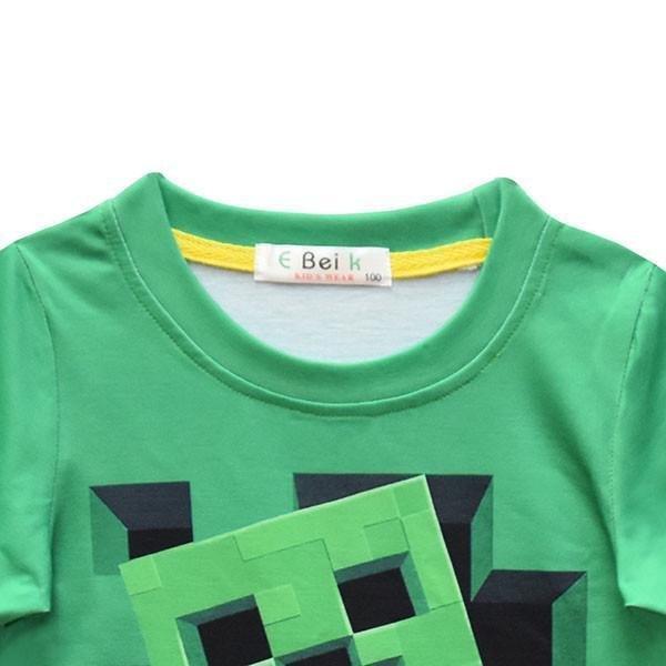 Minecraft Minecraft マインクラフト 長袖 パジャマ セットアップ キャラクター ｔシャツ マイクラゲームキャラクターグッズ かわいい 子供 誕生日 カコイイ Pcaec 弥勒庵 通販 Yahoo ショッピング