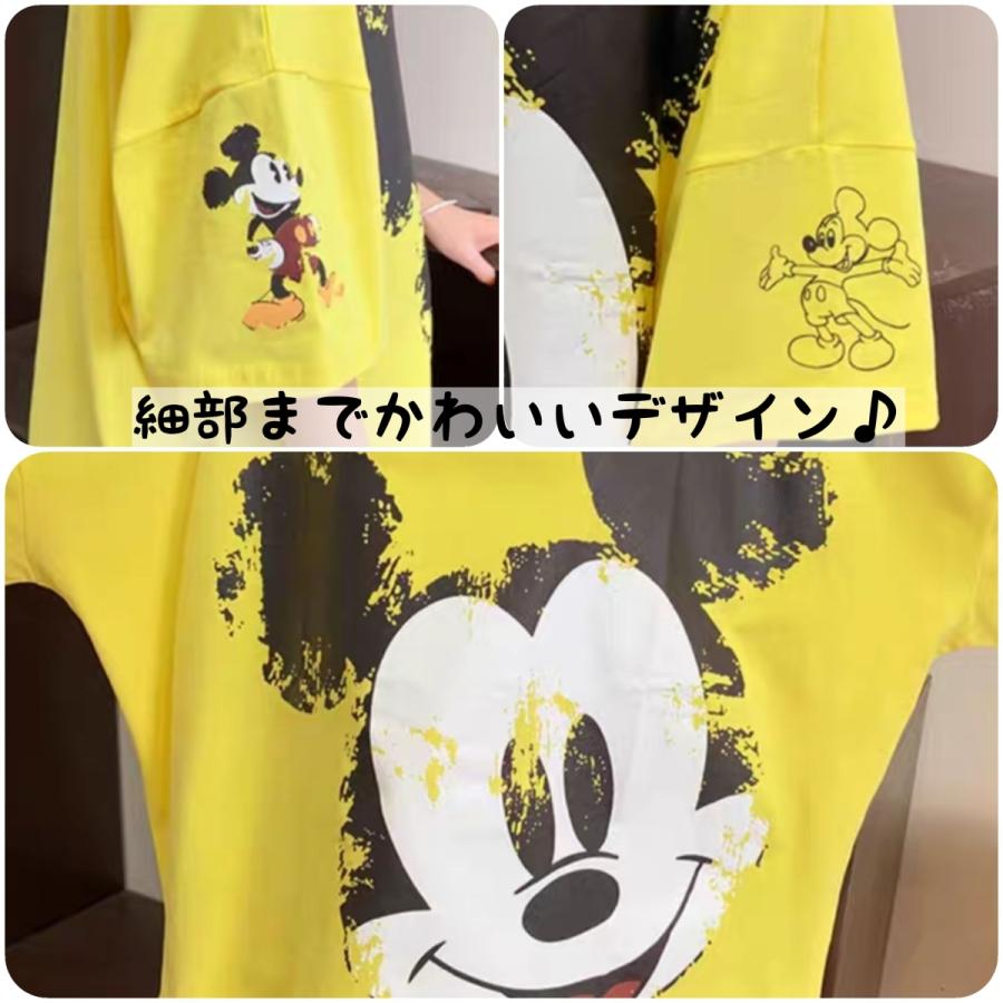Disney 【ミッキーTシャツ】ゆったり カジュアル ディズニー|miroma|10