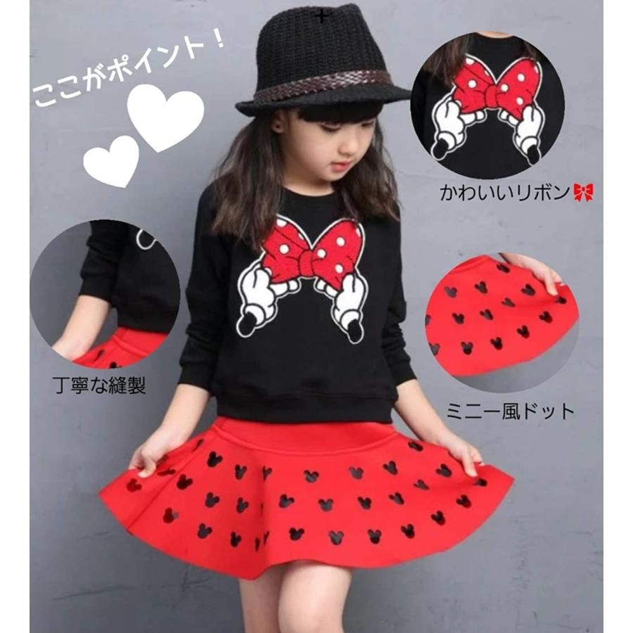 １着でも送料無料 Disney ミニーセットアップ カチューシャ付き コスプレ キッズ 仮装 ハロウィン クリスマス 子供服 女の子 ドット柄 可愛い ディズニー Columbiatools Com