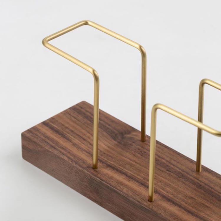 木製 テーブルウェア メニューブック立て 紙ナプキンホルダー 小物入れ 紙ナプキンスタンド キッチン雑貨 収納 ケース シンプル 業務用 カフェ キ | ブランド登録なし | 04