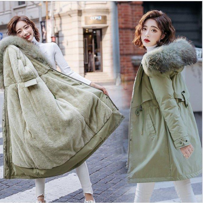 レア　早い者勝ち　韓国限定　　モッズダウン　コート　フードコート zairi168huku_ncx0292