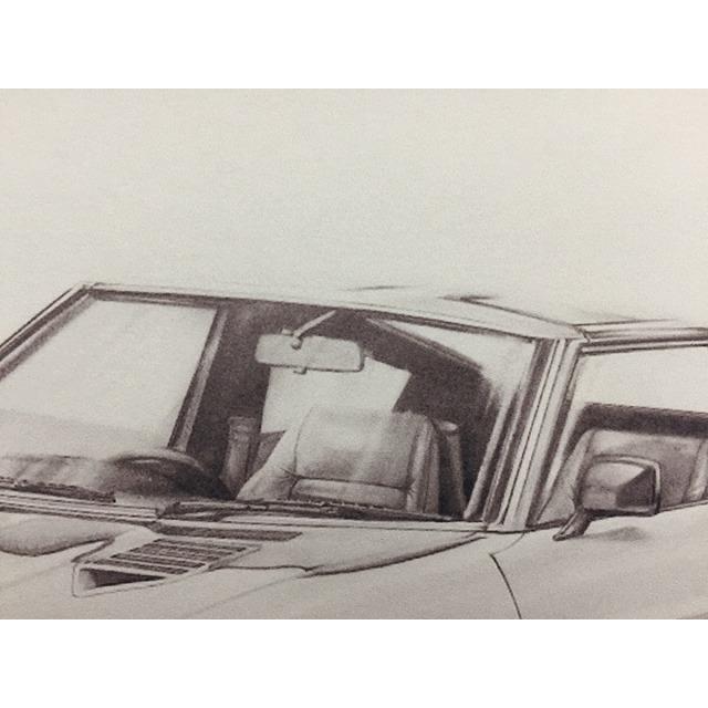 車の鉛筆画 木製フレーム付き 男の子向けプレゼント集結 車の鉛筆画 木製フレーム付き 絵画 - 絵画