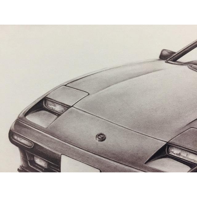 日産 NISSAN フェアレディ 31Z 後期【鉛筆画】名車 旧車 日産 NISSAN フェアレディ 31Z 後期【鉛筆画】名車 旧車